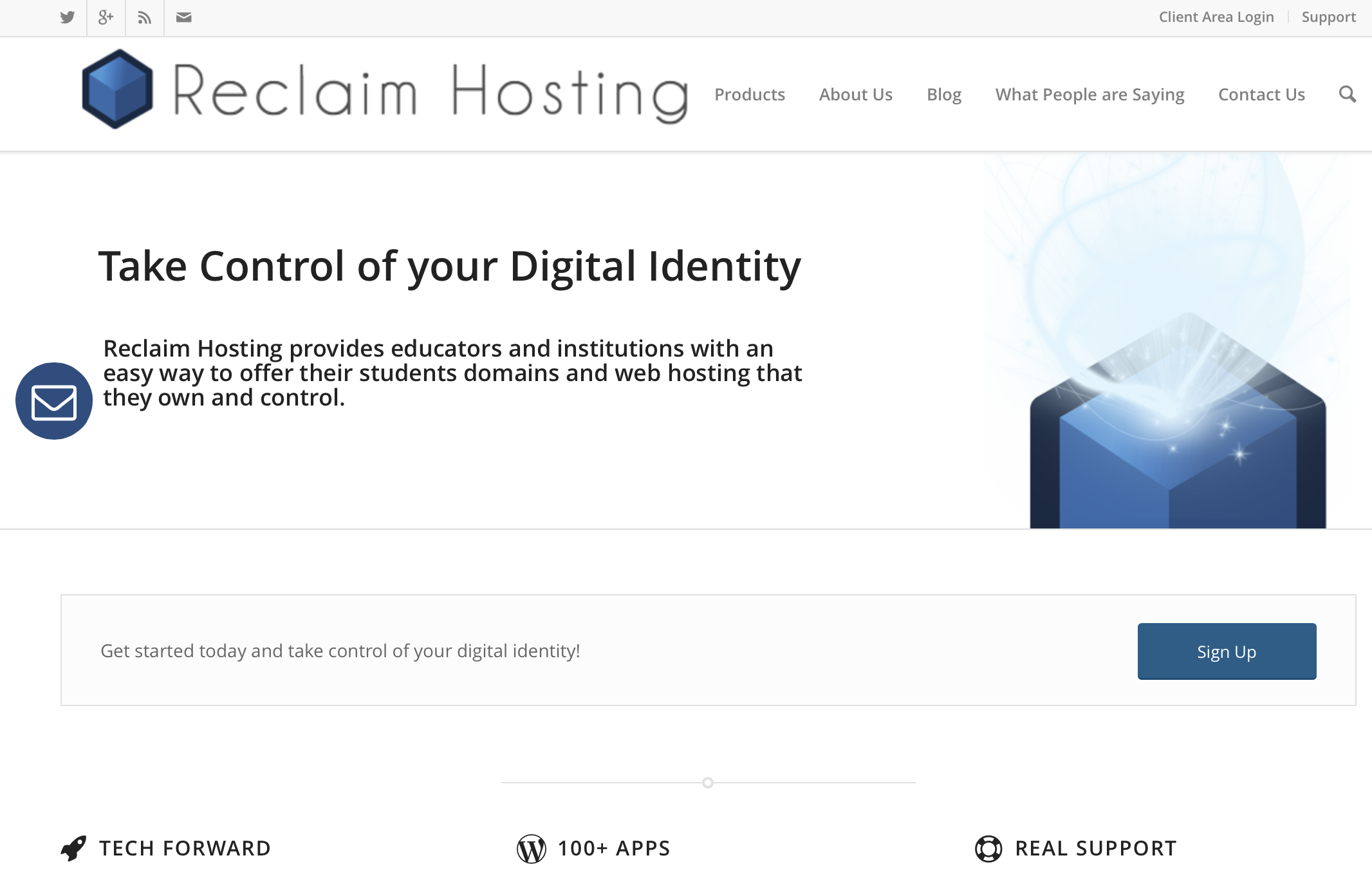 reclaim hosting screenshot